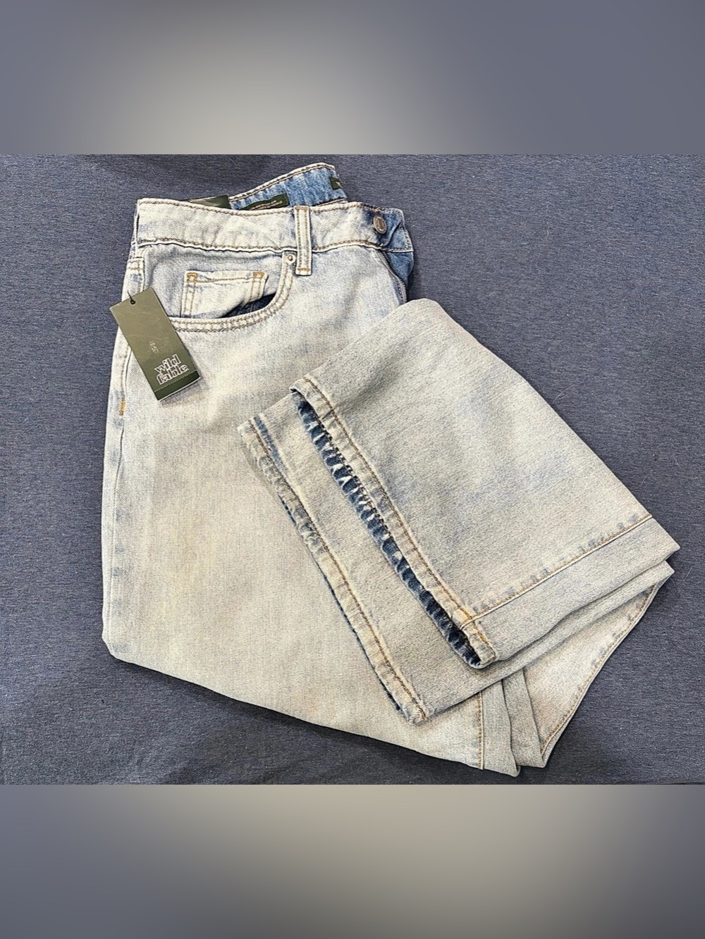 NWT! Wild Fable Low-Rise Baggy Jeans Straight Leg 8